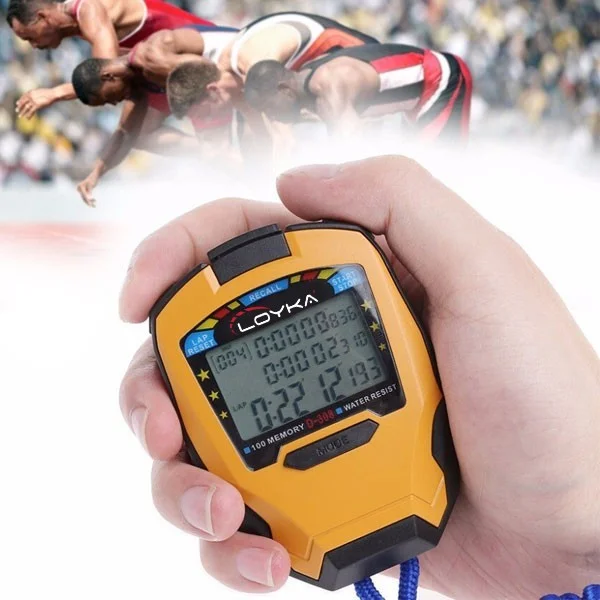 Profesyonel Kronometre '100 Lap Hafızalı' 1/1000 Saniye LOKYA D-308